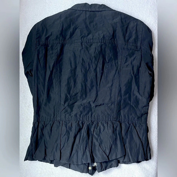 MaxMara Utility Jacket Anorak Black Women’s size XS-Autumn-Fall-Winter-Rain - Picture 2 of 6